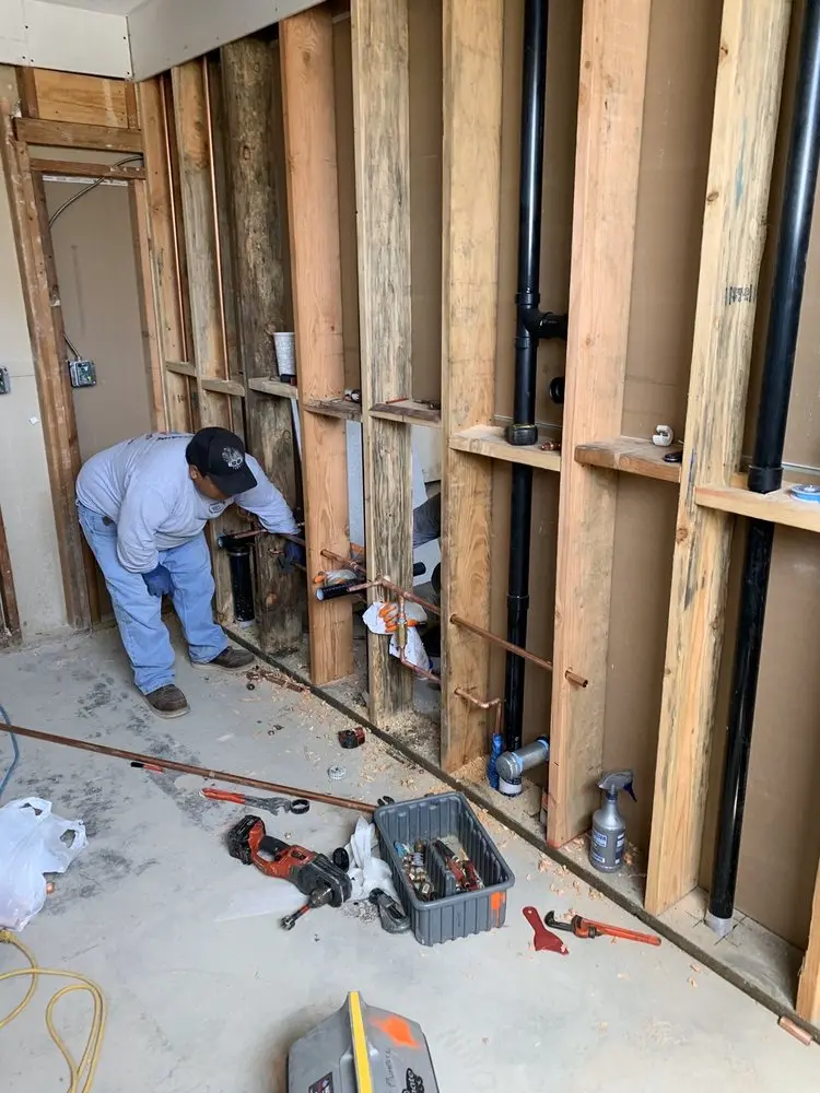 Commercial rough-in plumbing for Water Heater Replacement in West Haven